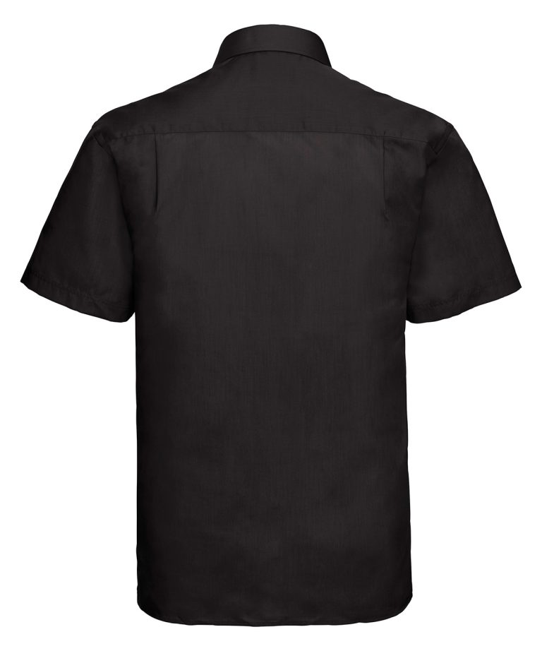 Russell Collection &#8211; Short Sleeve Polycotton Easycare Poplin Shirt J935M, Vivid Promotion Workwear