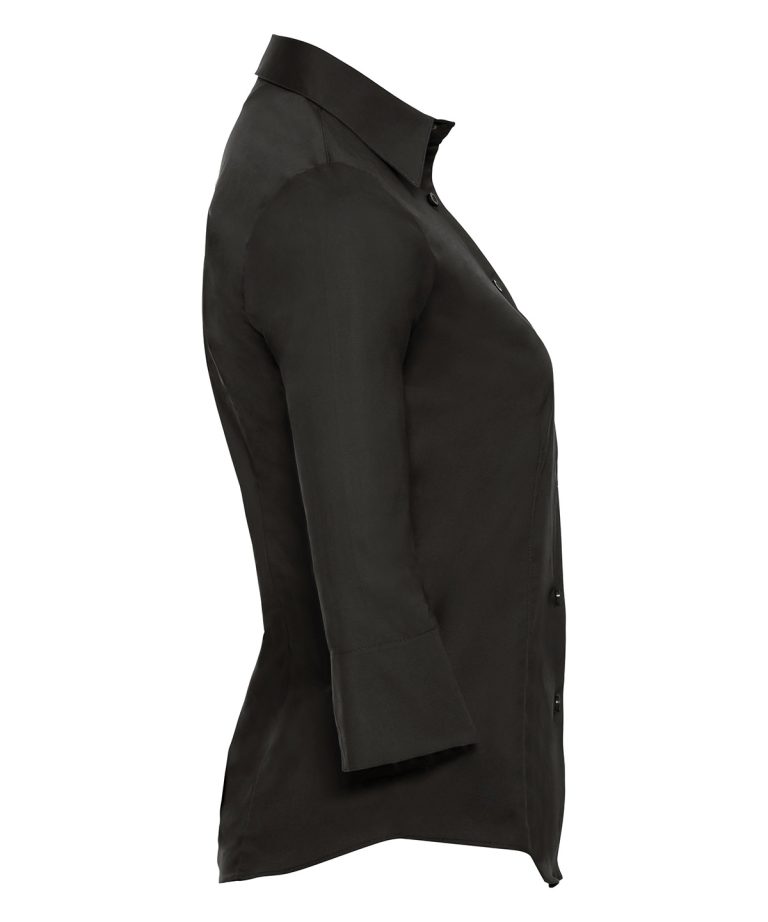 Russell Collection &#8211; Womens  Sleeve Easycare Fitted Shirt J946F, Vivid Promotion Workwear