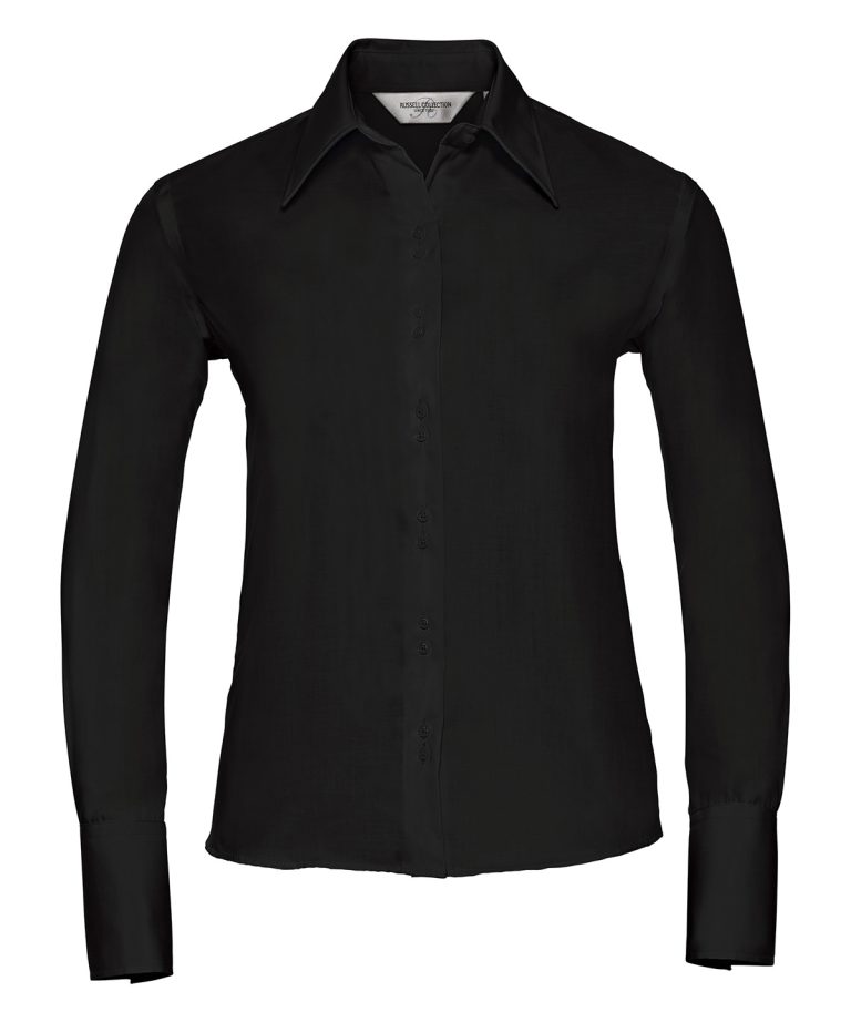 Russell Europe &#8211; Womens Long Sleeve Ultimate Non &#8211; Iron Shirt J956F, Vivid Promotion Workwear