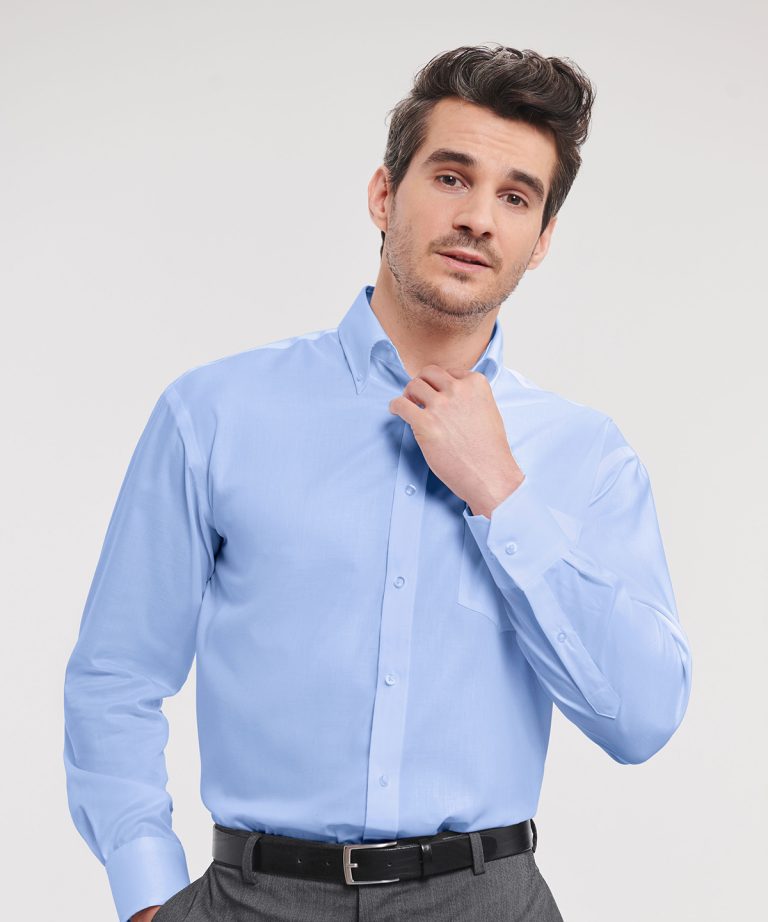 Russell Europe &#8211; Long Sleeve Ultimate Non &#8211; Iron Shirt J956M, Vivid Promotion Workwear