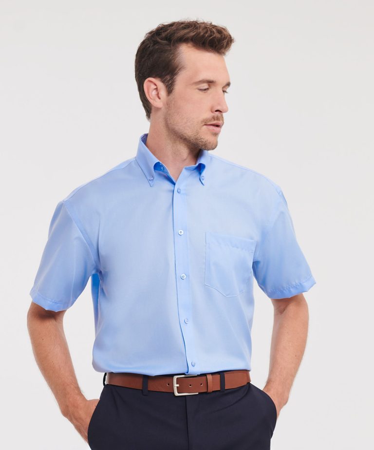 Russell Europe - Short Sleeve Ultimate Non - Iron Shirt J957M