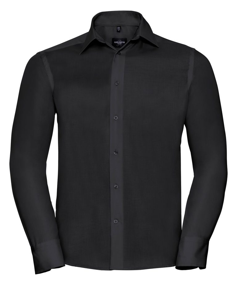Russell Collection &#8211; Long Sleeve Tailored Ultimate Non &#8211; Iron Shirt J958M, Vivid Promotion Workwear