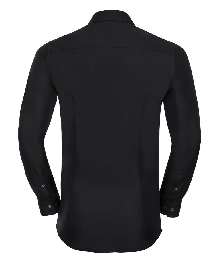 Russell Collection &#8211; Long Sleeve Ultimate Stretch Shirt J960M, Vivid Promotion Workwear