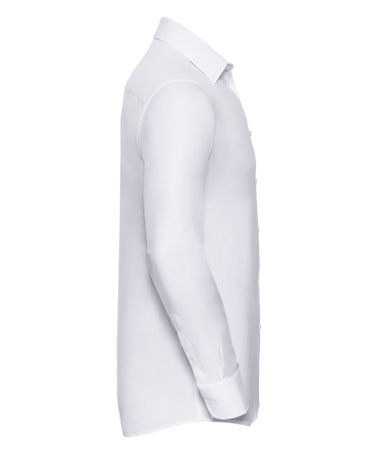 Russell Collection &#8211; Long Sleeve Herringbone Shirt J962M, Vivid Promotion Workwear