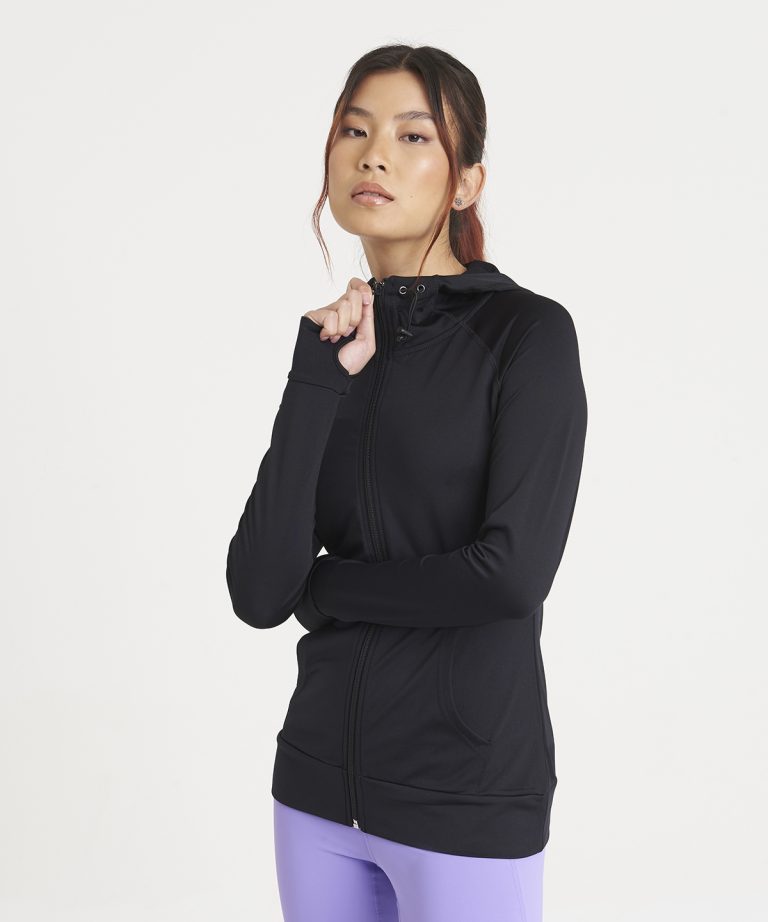 Awdis Just Cool - Womens Cool Contrast Zoodie JC058