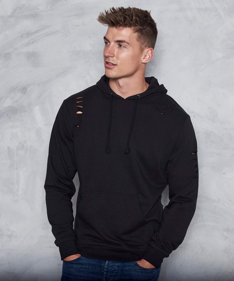 Awdis Just Hoods &#8211; Distressed Hoodie JH019, Vivid Promotion Workwear