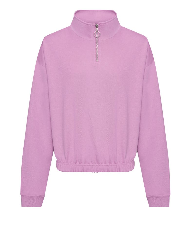 Alternative view of Awdis Just Hoods - Womens Cropped  - Zip Sweat JH037