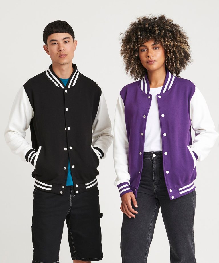 Awdis Just Hoods &#8211; Varsity Jacket JH043, Vivid Promotion Workwear