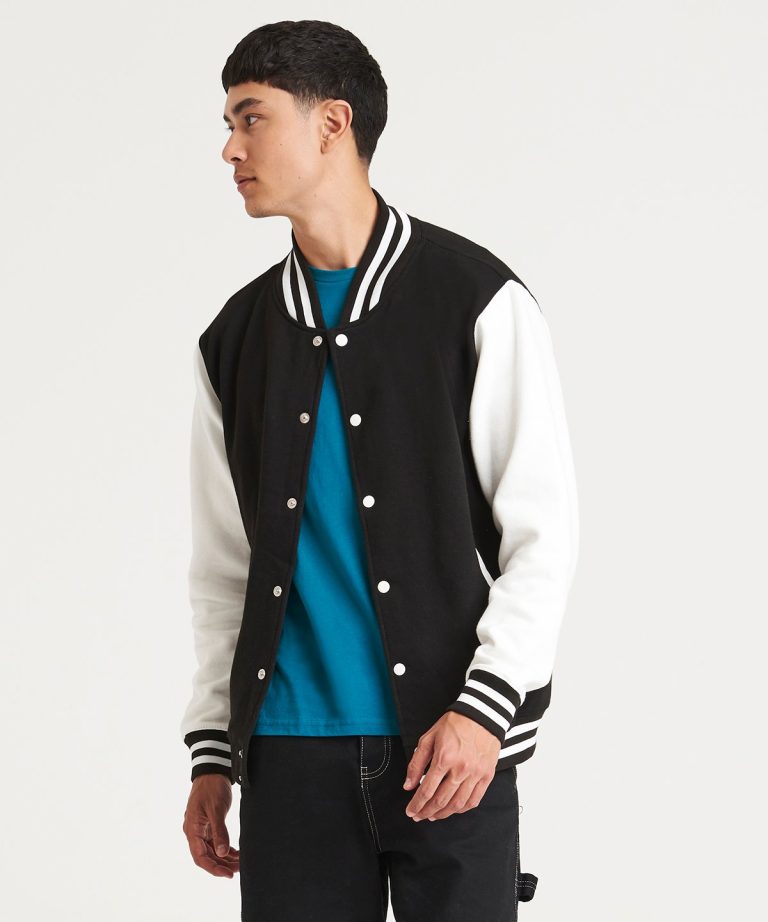 Awdis Just Hoods &#8211; Varsity Jacket JH043, Vivid Promotion Workwear