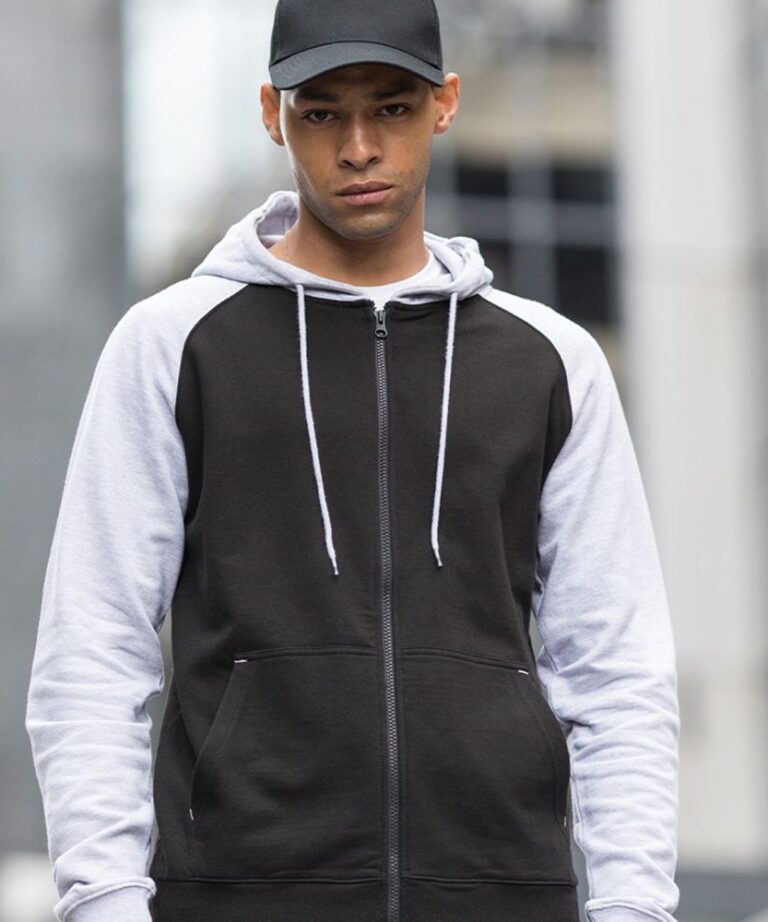 Alternative view of Awdis Just Hoods - Baseball Zoodie JH063 Unisex