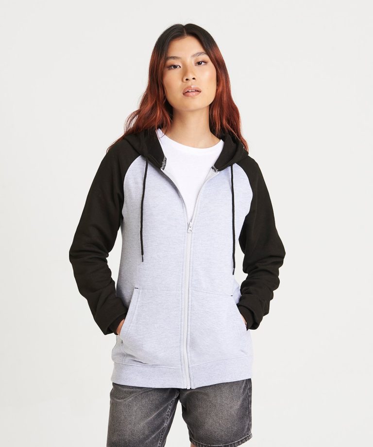 Awdis Just Hoods &#8211; Baseball Zoodie JH063 Unisex, Vivid Promotion Workwear