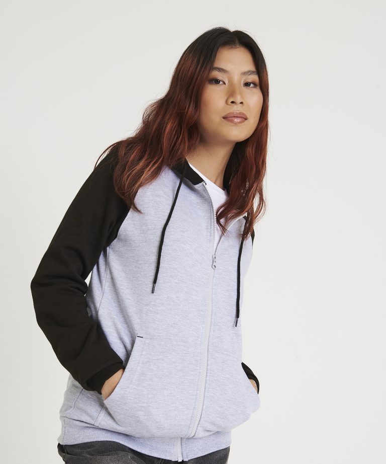Awdis Just Hoods &#8211; Baseball Zoodie JH063 Unisex, Vivid Promotion Workwear