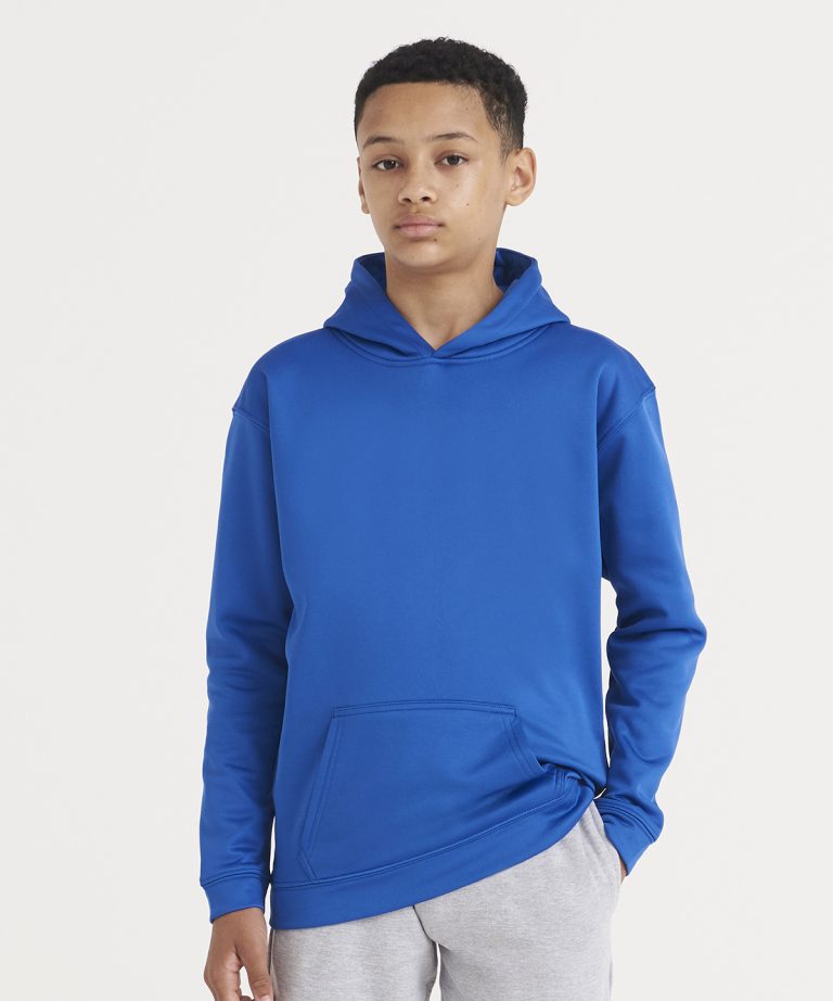 Awdis Just Hoods &#8211; Kids Sports Polyester Hoodie JH06J Unisex, Vivid Promotion Workwear