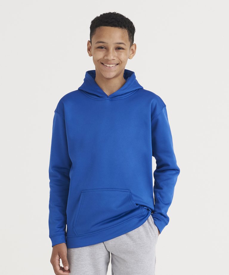 Awdis Just Hoods &#8211; Kids Sports Polyester Hoodie JH06J Unisex, Vivid Promotion Workwear