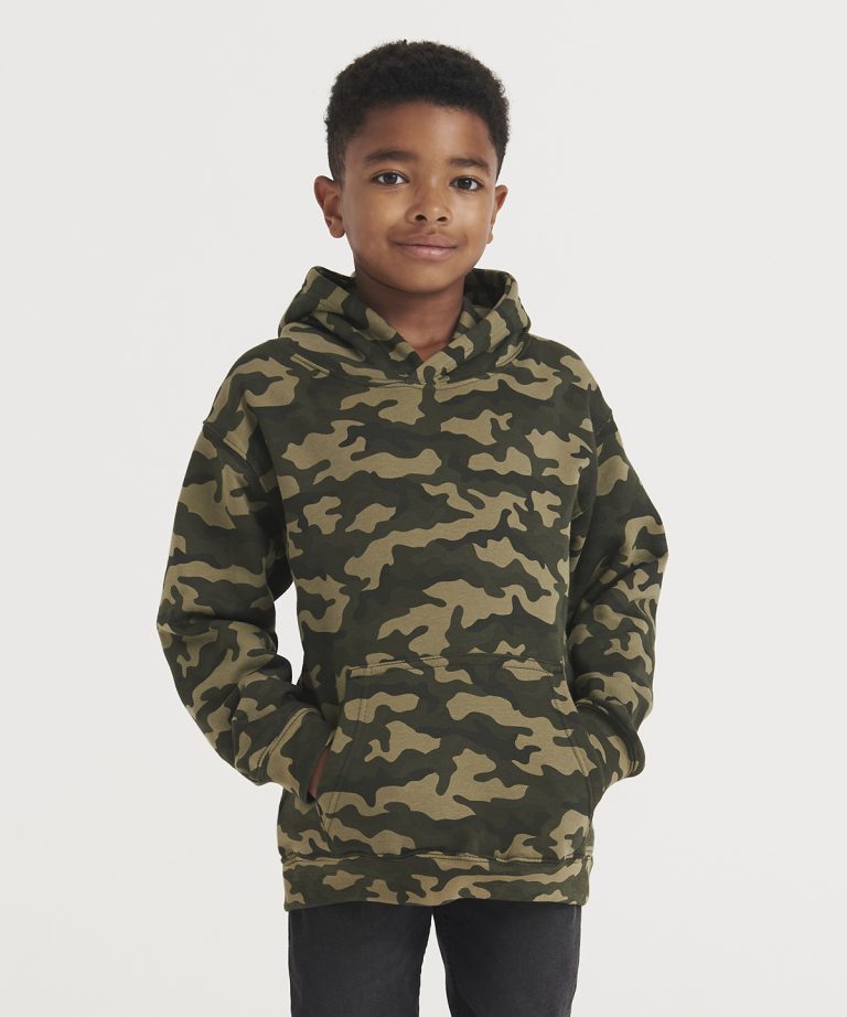 Alternative view of Awdis Just Hoods - Kids Camo Hoodie JH14J Unisex