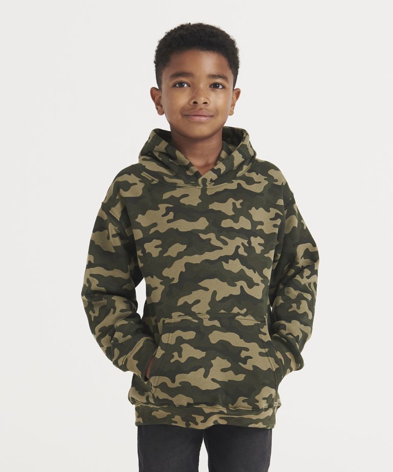 Awdis Just Hoods &#8211; Kids Camo Hoodie JH14J Unisex, Vivid Promotion Workwear