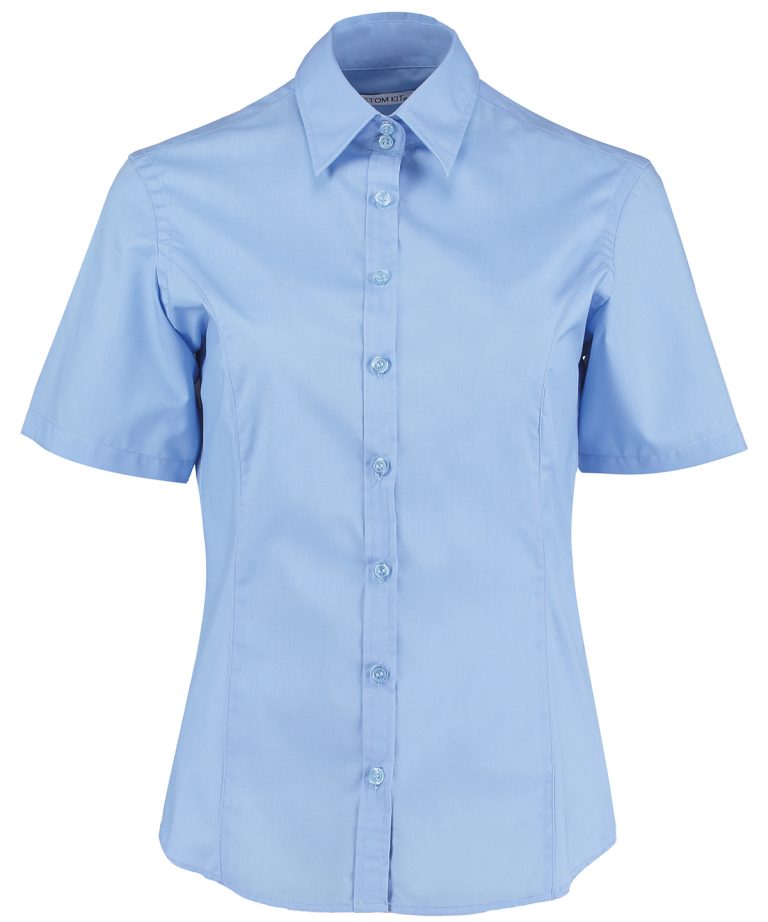 Alternative view of Kustom Kit - Business Blouse Short - Sleeved (Tailored Fit) K742F