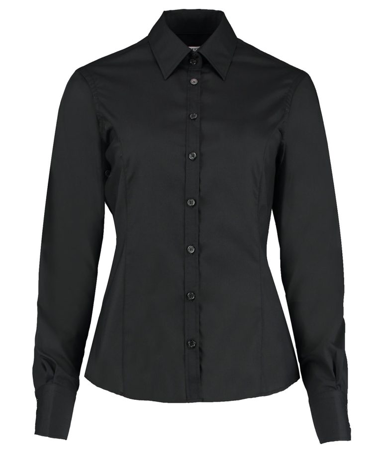 Alternative view of Kustom Kit - Business Blouse Long - Sleeved (Tailored Fit) K743F