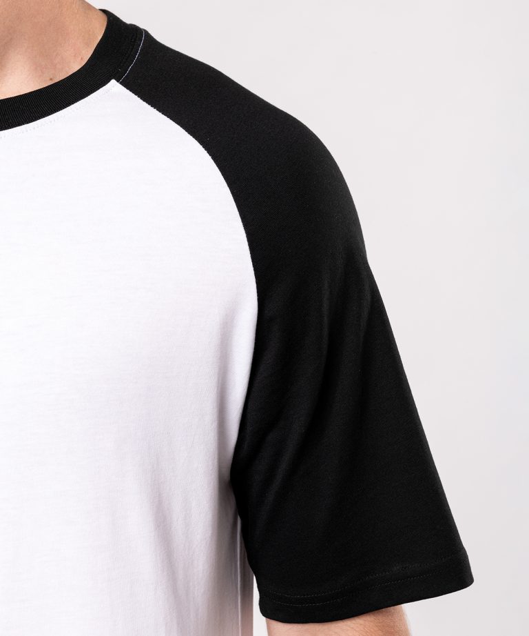 Kariban &#8211; Baseball Short &#8211; Sleeved Two &#8211; Tone T &#8211; Shirt KB330, Vivid Promotion Workwear