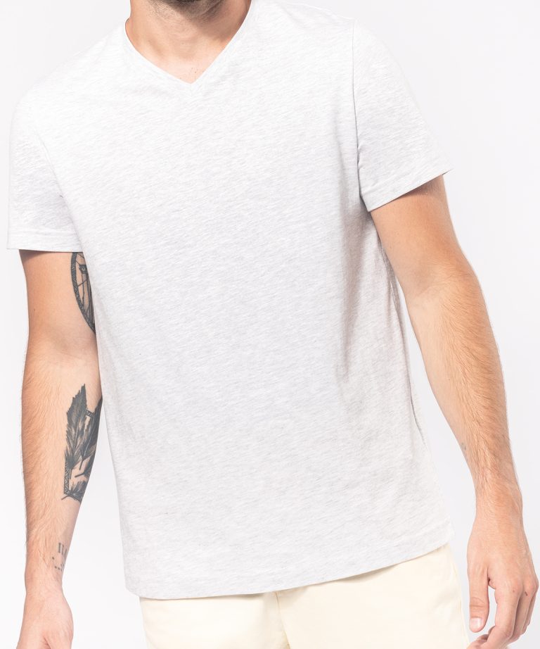 Kariban - Mens Short Sleeved V-Neck T-Shirt KB357