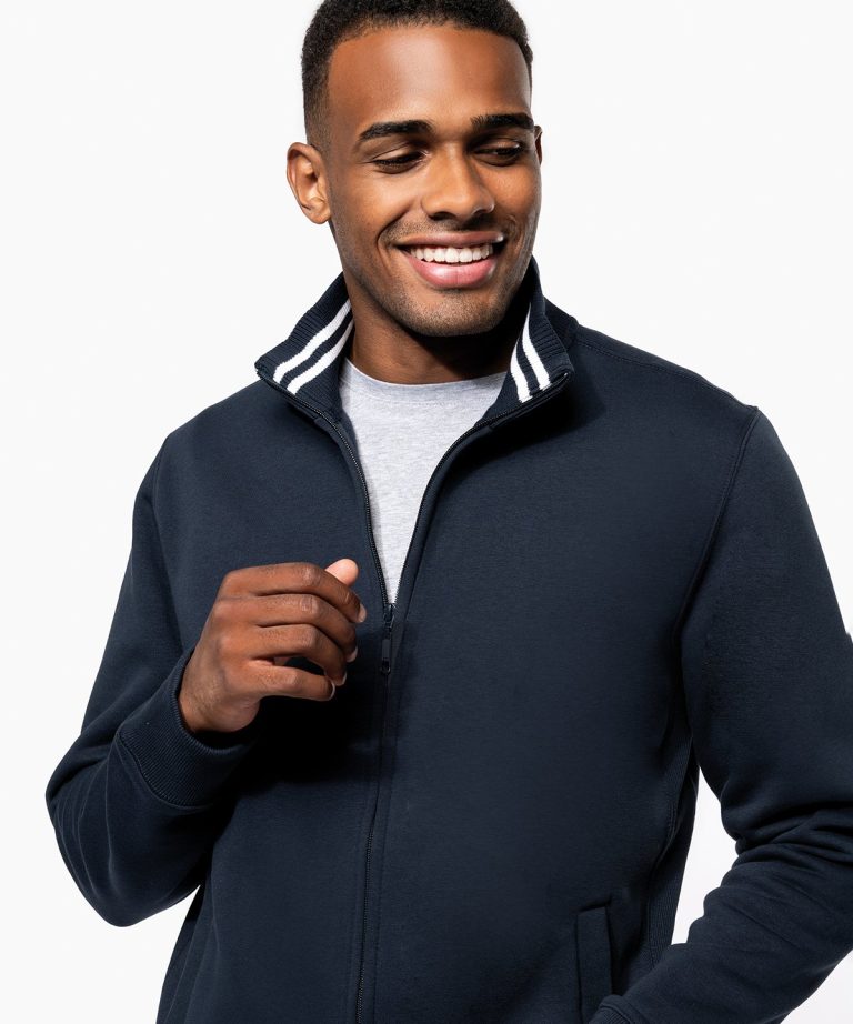 Kariban &#8211; Mens Full Zip Sweat Jacket KB456, Vivid Promotion Workwear