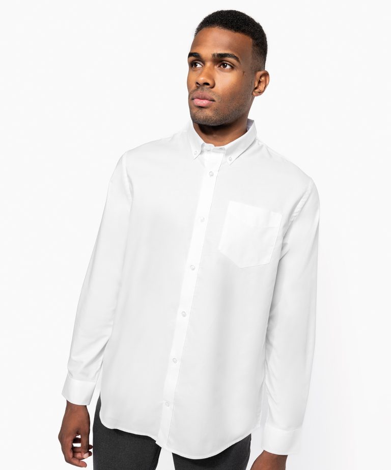 Kariban &#8211; Mens Long &#8211; Sleeved Oxford Shirt KB533, Vivid Promotion Workwear