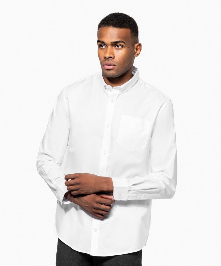 Kariban &#8211; Mens Long &#8211; Sleeved Oxford Shirt KB533, Vivid Promotion Workwear