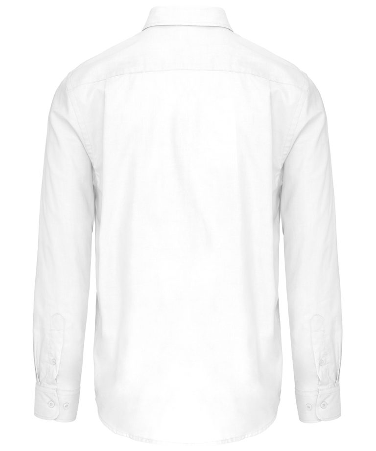 Alternative view of Kariban - Mens Long - Sleeved Oxford Shirt KB533