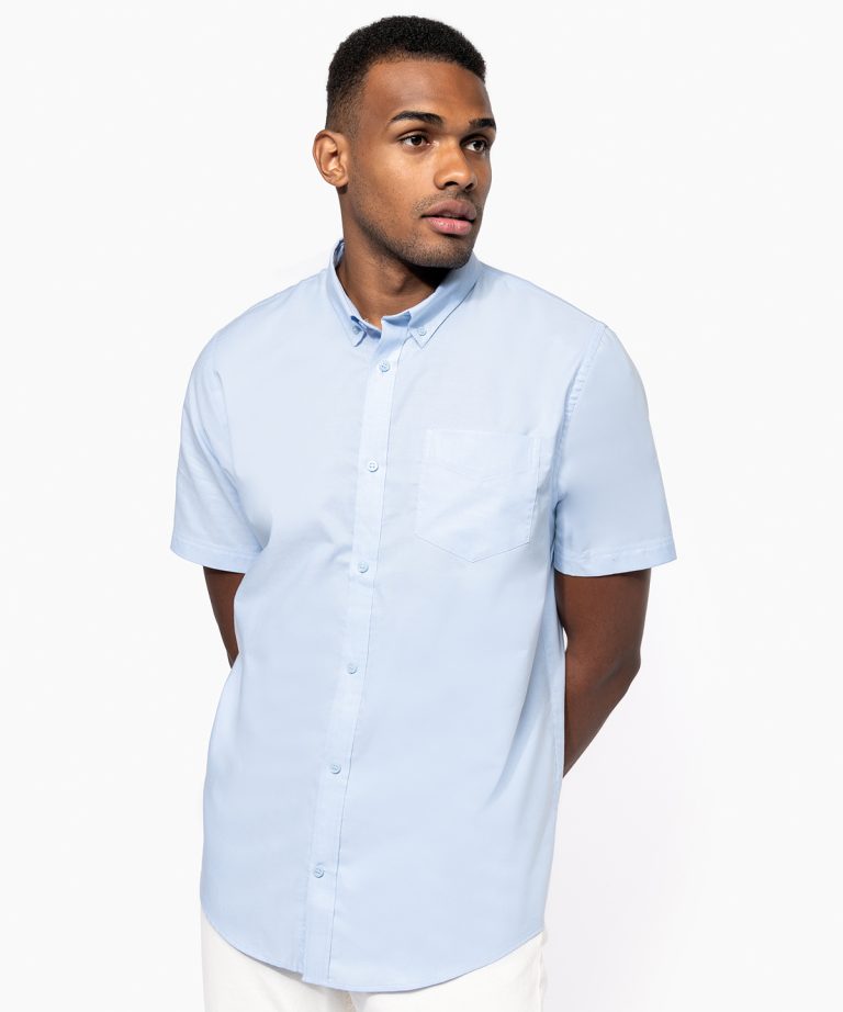 Kariban &#8211; Mens Short &#8211; Sleeved Oxford Shirt KB535, Vivid Promotion Workwear