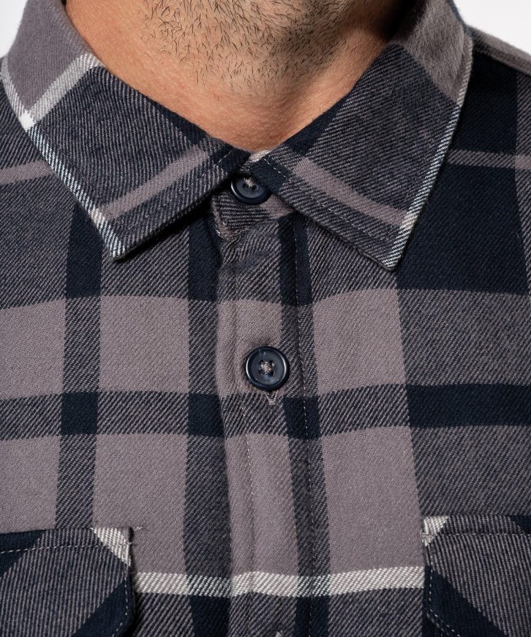 Kariban &#8211; Sherpa &#8211; Lined Checked Shirt Jacket KB579, Vivid Promotion Workwear