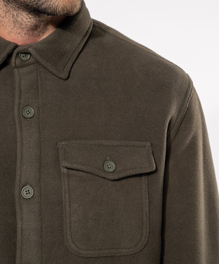Alternative view of Kariban - Sherpa - Lined Fleece Overshirt KB582