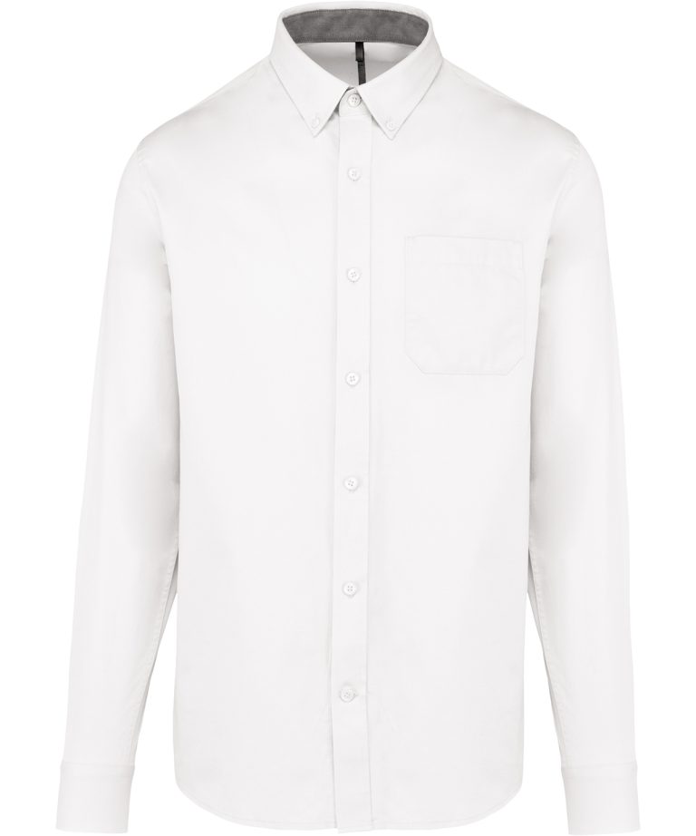 Kariban &#8211; Mens Nevada Long Sleeve Cotton Shirt KB586, Vivid Promotion Workwear