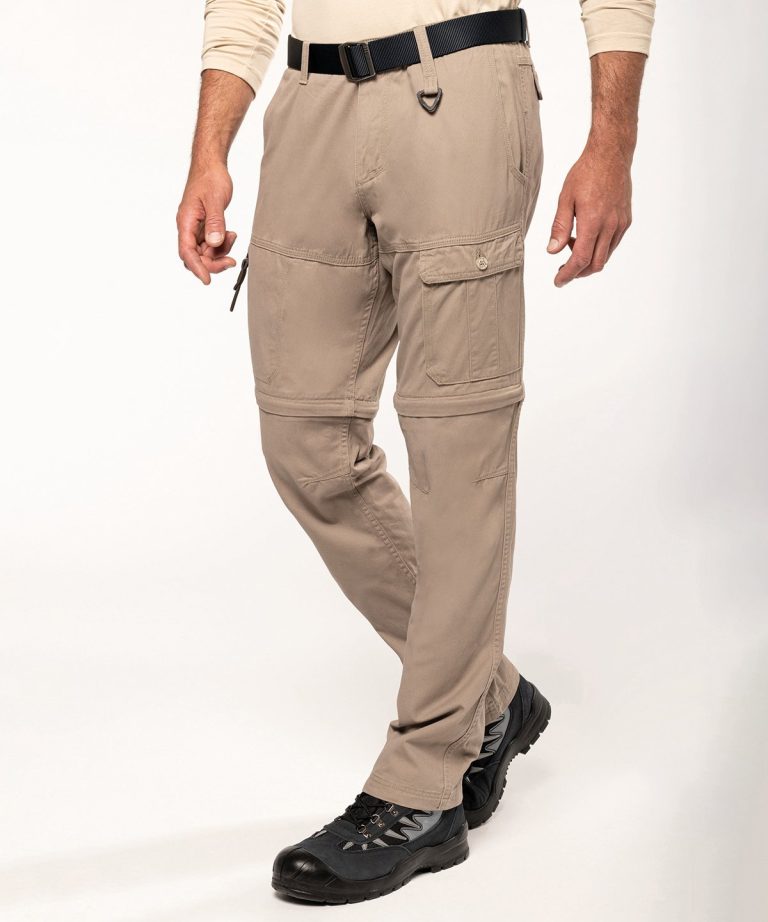 Alternative view of Kariban - 2 - In - 1 Multi - Pocket Trousers KB785