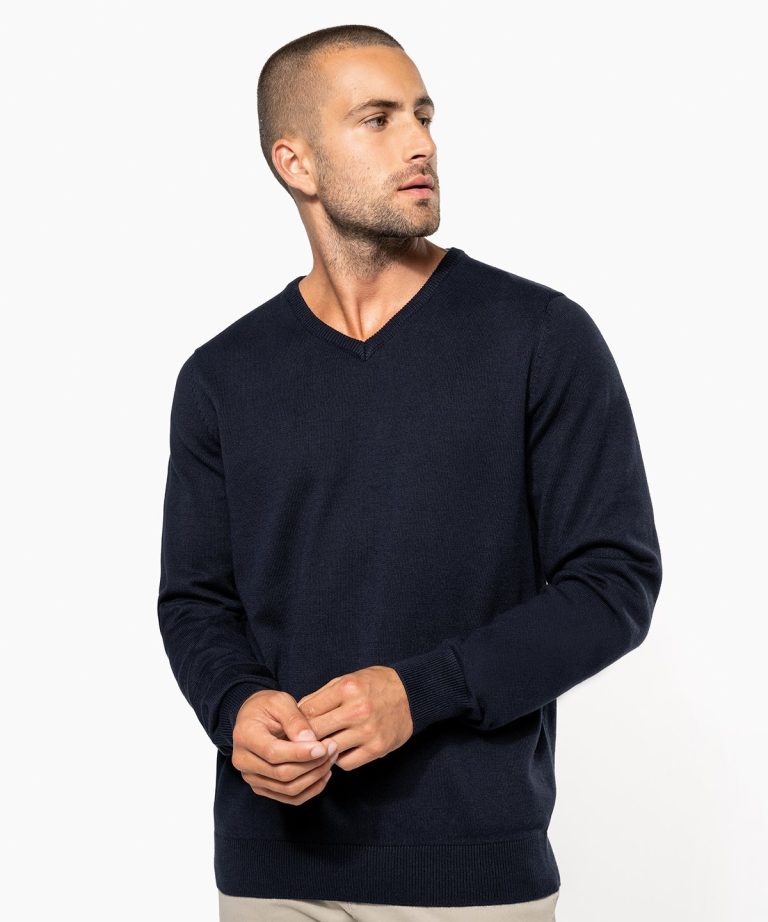 Kariban &#8211; Mens V Neck Jumper KB965, Vivid Promotion Workwear