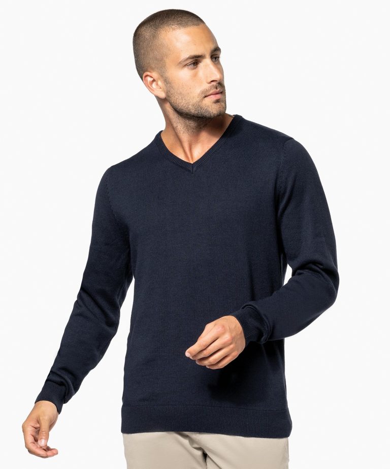 Kariban &#8211; Mens V Neck Jumper KB965, Vivid Promotion Workwear