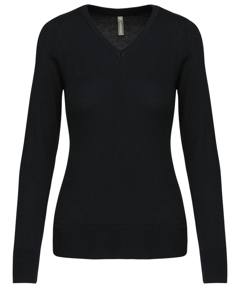 Kariban &#8211; Ladies V Neck Jumper KB966, Vivid Promotion Workwear