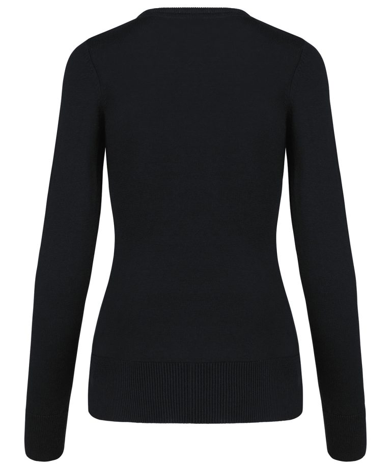 Alternative view of Kariban - Ladies V Neck Jumper KB966