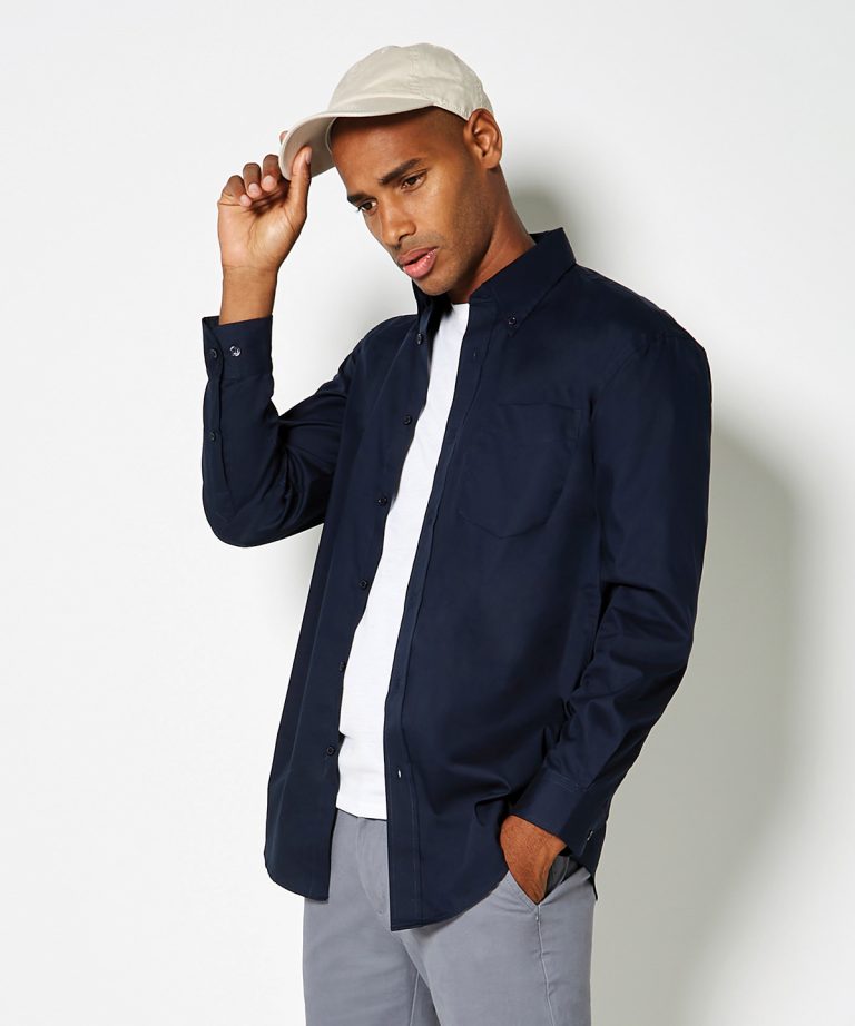 Alternative view of Kustom Kit - Corporate Oxford Shirt Long Sleeved (Classic Fit) KK105