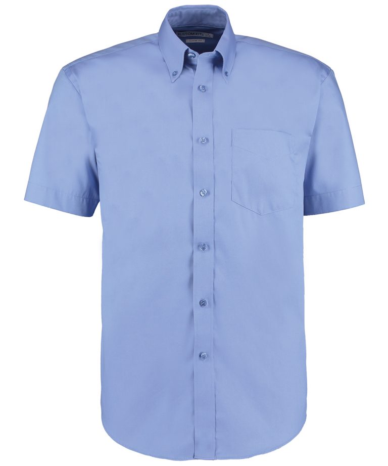 Kustom Kit &#8211; Corporate Oxford Shirt Short Sleeved (Classic Fit) KK109, Vivid Promotion Workwear