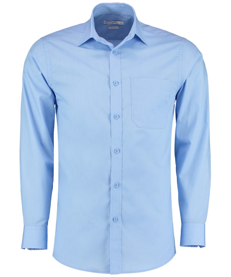 Alternative view of Kustom Kit - Poplin Shirt Long Sleeved (Tailored Fit) KK142