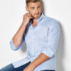 Kustom Kit - Stretch Oxford Shirt Long - Sleeved (Slim Fit) KK182