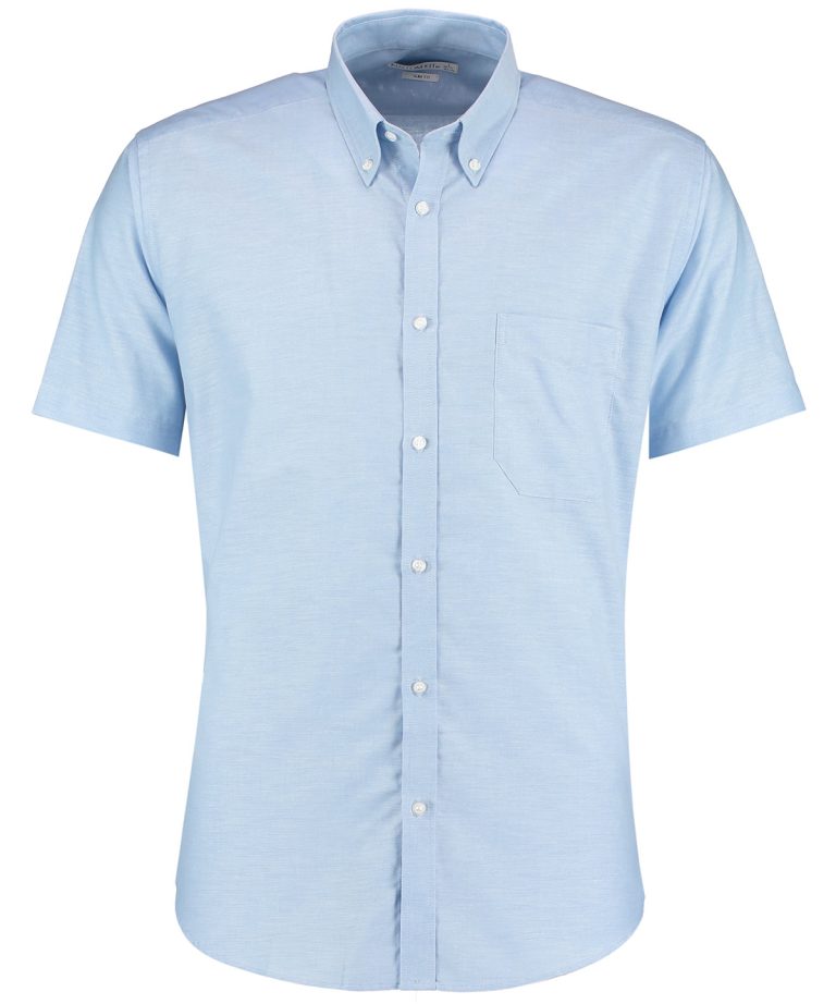 Alternative view of Kustom Kit - Slim Fit Workwear Oxford Shirt Short Sleeve KK183
