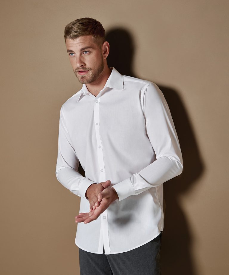 Kustom Kit - Business Shirt Long - Sleeved (Slim Fit) KK192