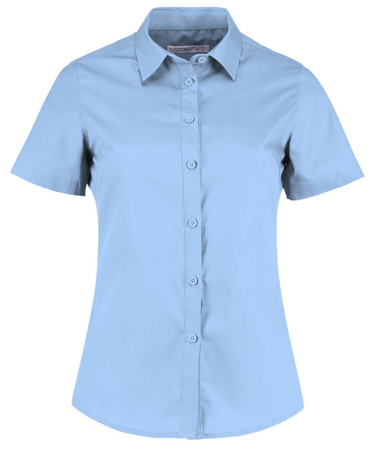 Alternative view of Kustom Kit - Womens Poplin Shirt Short Sleeve KK241