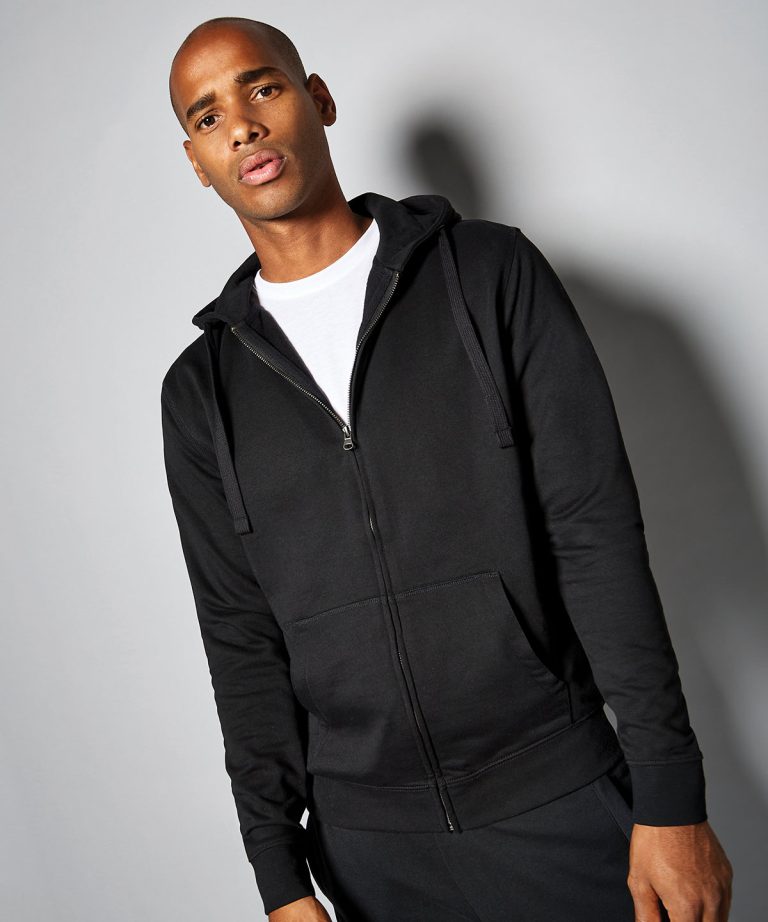 Kustom Kit - Klassic Hooded Zipped Jacket Superwash 60ｰ Long Sleeve (Regular Fit) KK303