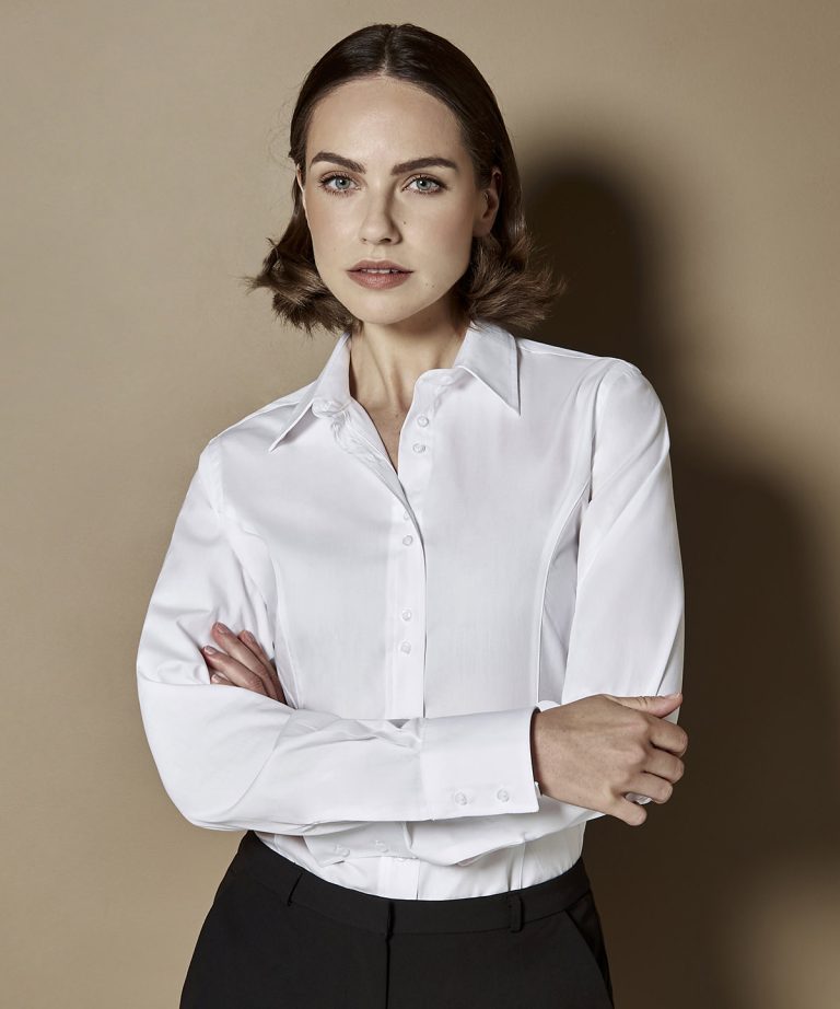 Kustom Kit - Womens City Business Blouse Long Sleeve KK388