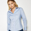 Premier &#8211; Banded Collar Grandad Long Sleeve Shirt PR258, Vivid Promotion Workwear