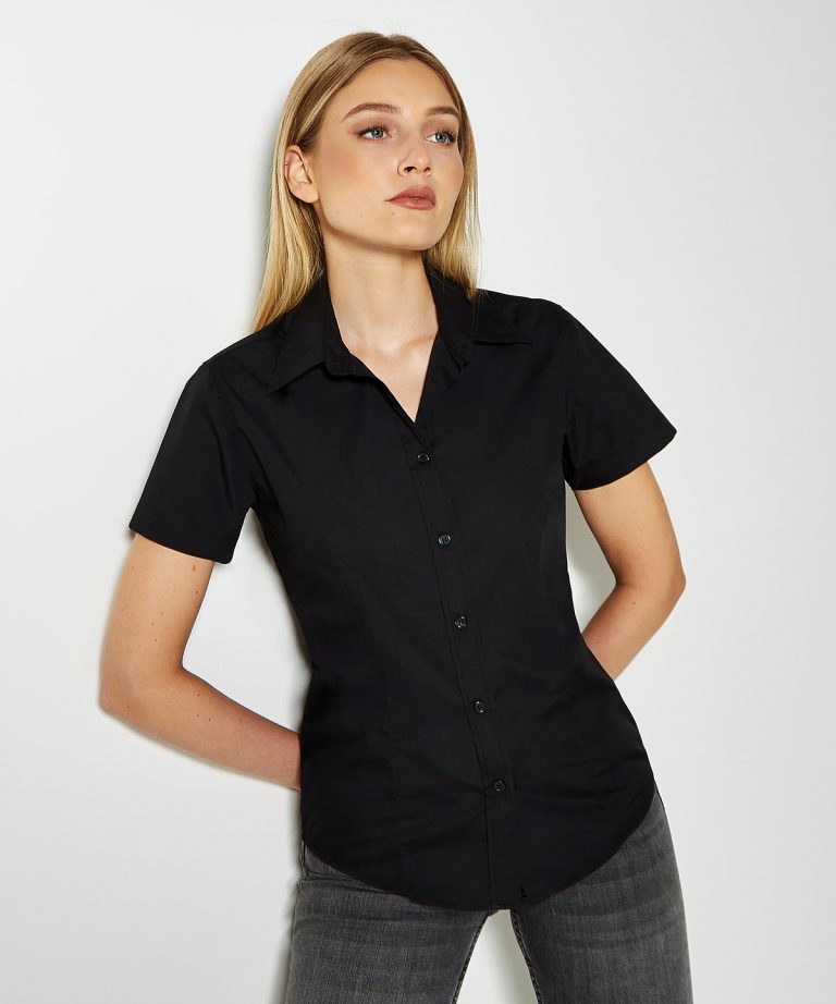 Kustom Kit - Womens Workforce Blouse Short - Sleeved (Classic Fit) KK728