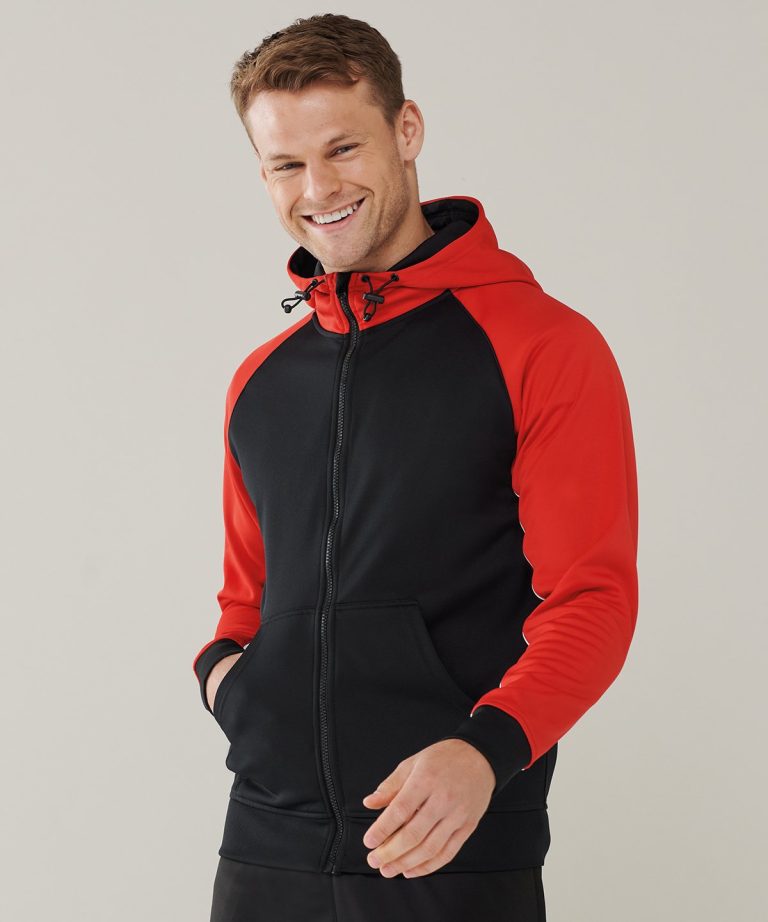 Finden &#038; Hales &#8211; Panelled Sports Hoodie LV340 Unisex, Vivid Promotion Workwear