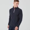 Finden & Hales -  Zip Long Sleeve Fleece Piped LV570
